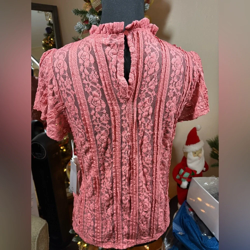 Melograno Rico Lace Top - Size S - Picture 2 of 4